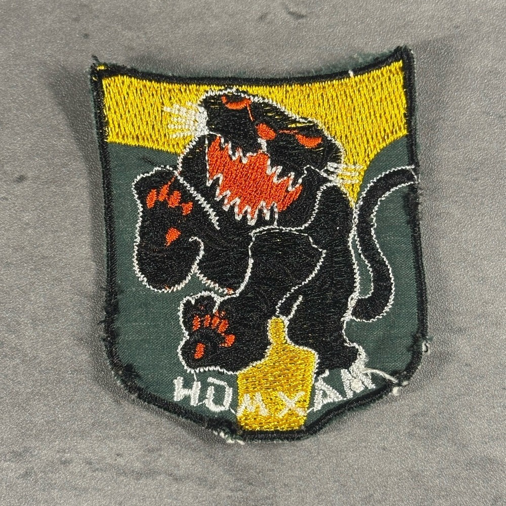 Vietnam War Patch ARVN 7th MARINE Battalion "HUM XAM" (Grey Tiger) ORIGINIAL